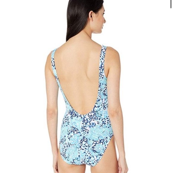 Lilly Pulitzer Araza One-Piece Swimsuit Size 6 NWT - Picture 2 of 8